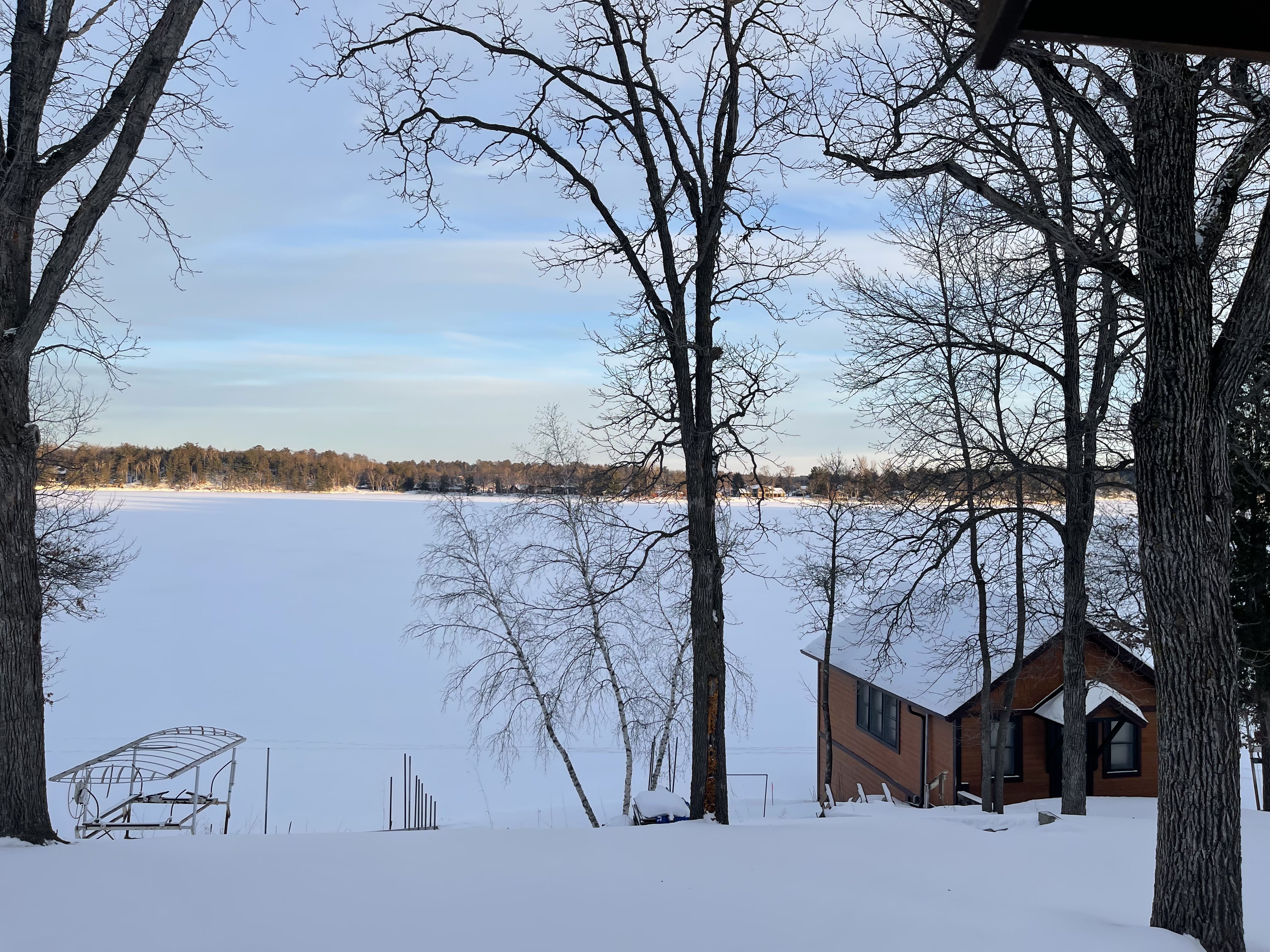 Gull Lake Chain waterfront at Kamp Christy Minnesota