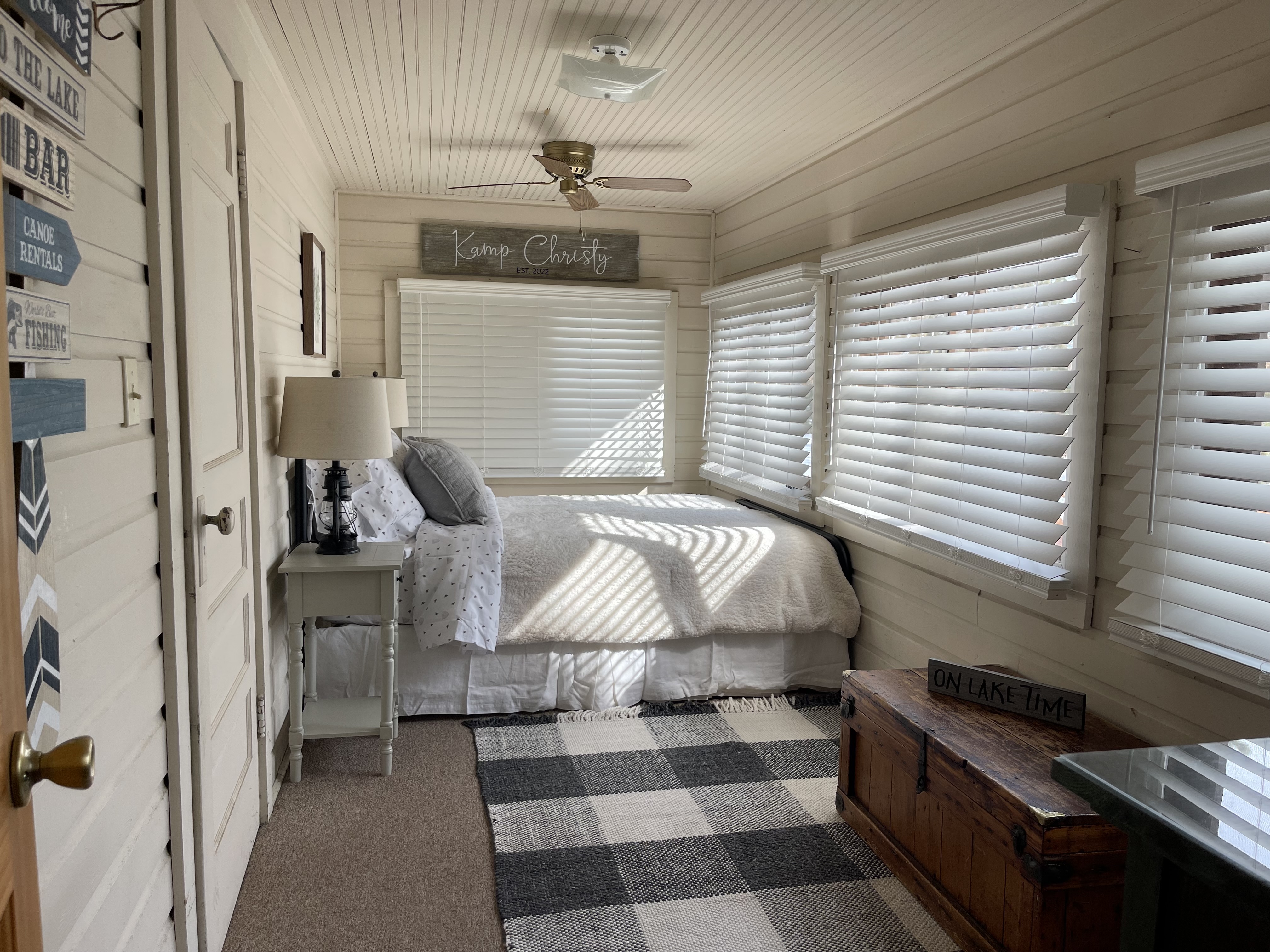 Sunset over Upper Gull Lake from Kamp Christy