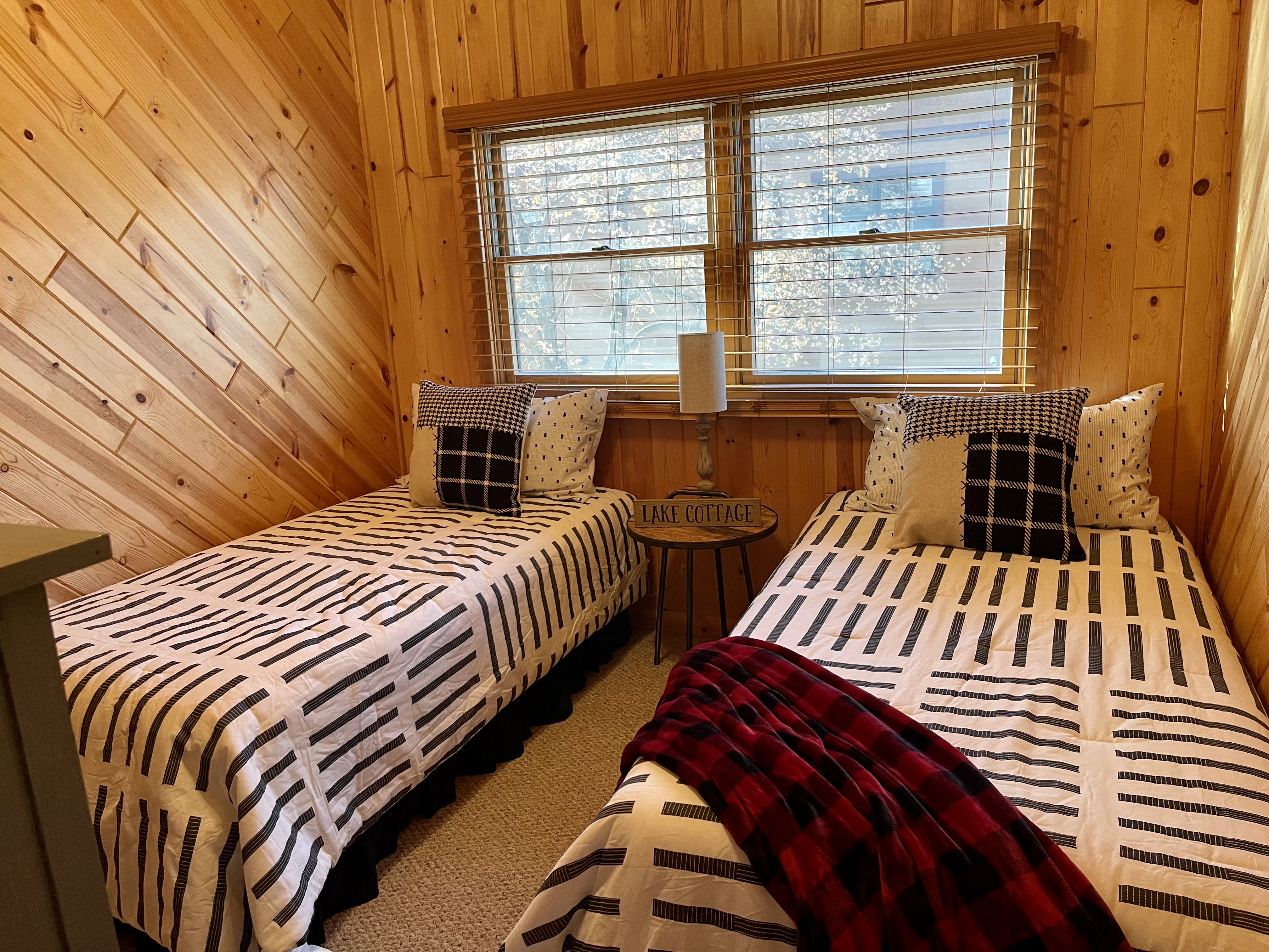 Kayaks and water activities at Kamp Christy on Gull Lake